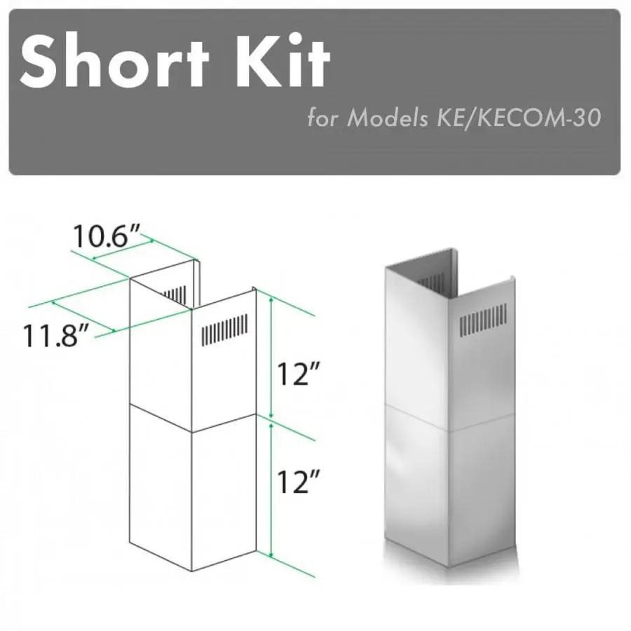 ZLINE Short Kit for 8' Ceilings, SK-KE/KECOM-30 by Farmhouse Kitchen and Bath