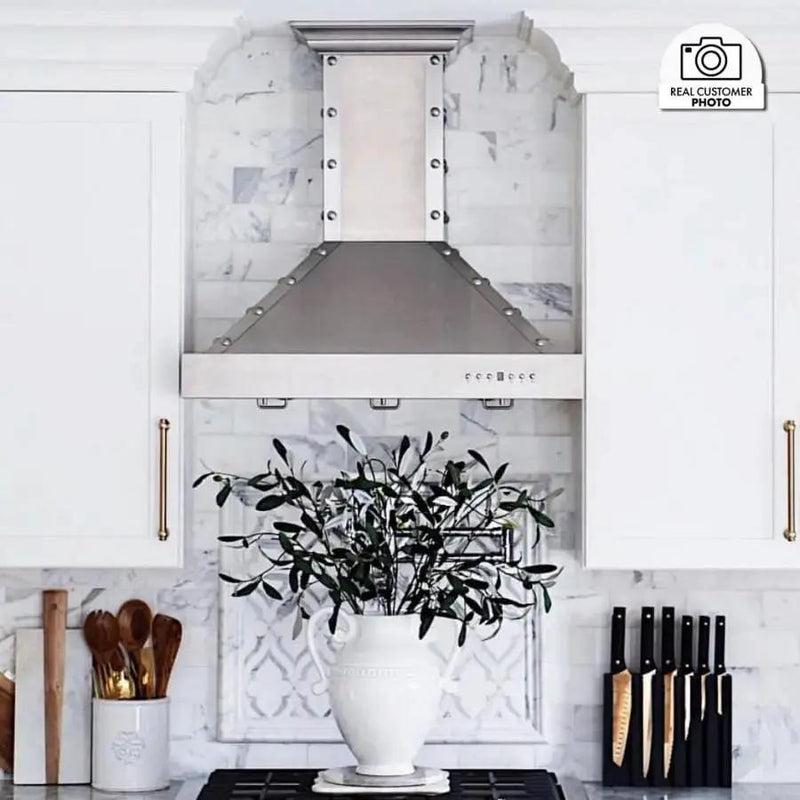 ZLINE 48" Stainless Steel Wall Range Hood, KB2-4SSXS-48 by Farmhouse Kitchen and Bath