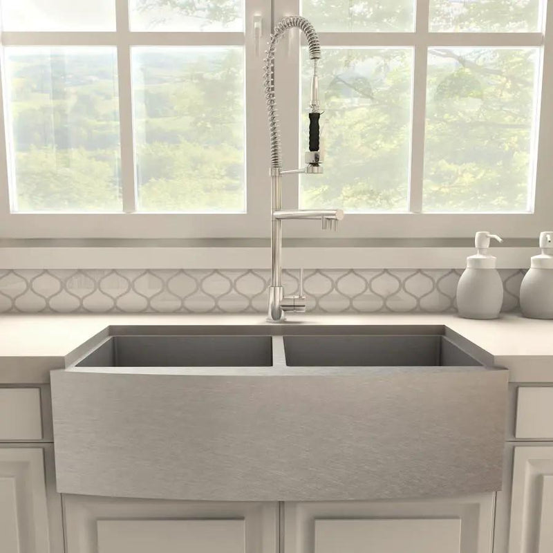 ZLINE Van Gogh Kitchen Faucet in Chrome, VNG-KF-CH by Farmhouse Kitchen and Bath
