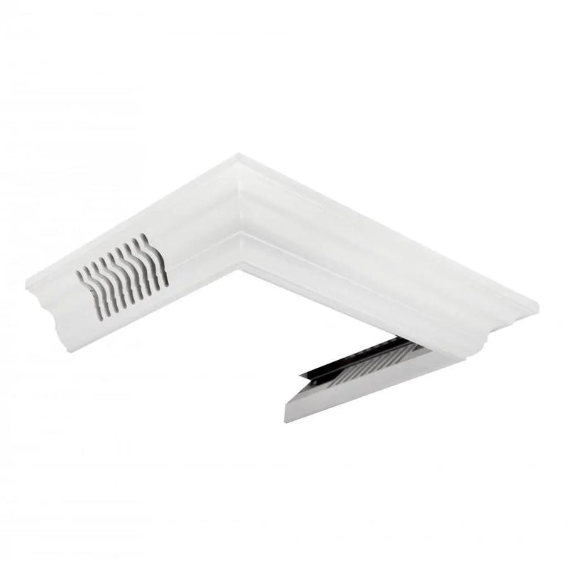 ZLINE Vented Crown Molding Profile 6 for Wall Mount Range Hood CM6V-300T by Farmhouse Kitchen and Bath