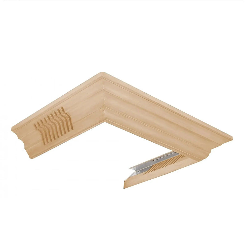 ZLINE Vented Crown Molding Profile 6 for Wall Mount Range Hood, CM6V-KBUF by Farmhouse Kitchen and Bath