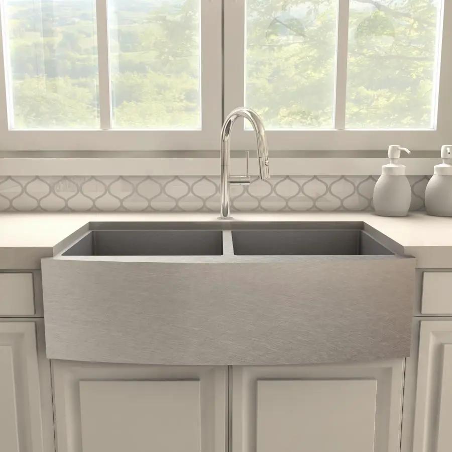 ZLINE Voltaire Kitchen Faucet, Chrome, VLT-KF-CH by Farmhouse Kitchen and Bath