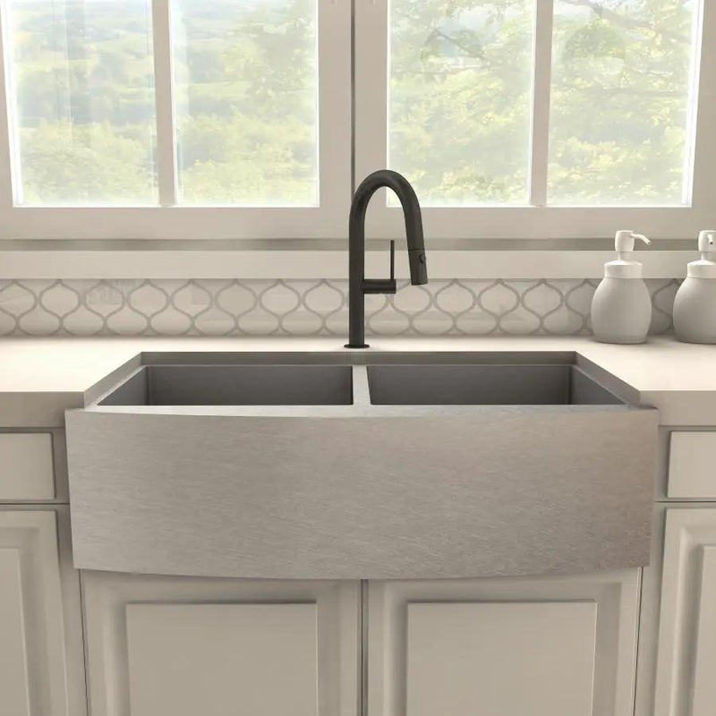 ZLINE Voltaire Kitchen Faucet, Electric Matte Black, VLT-KF-MB by Farmhouse Kitchen and Bath