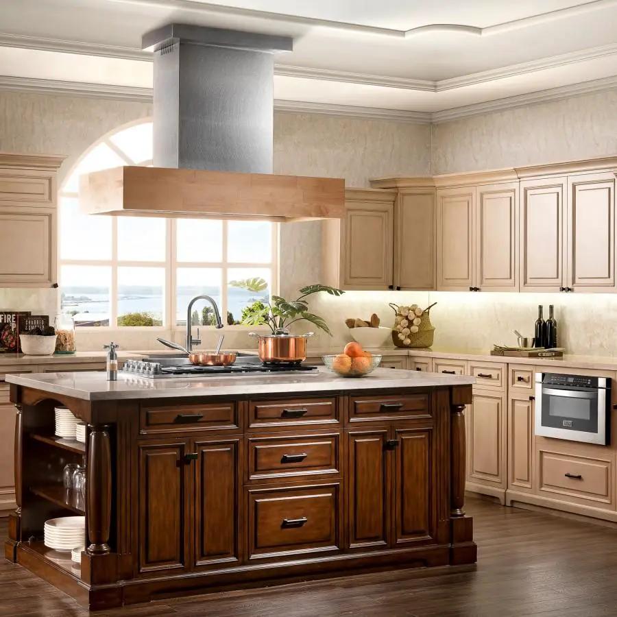 ZLINE 30" Remote Blower Wooden Island Range Hood, 681iM-RD-30 by Farmhouse Kitchen and Bath