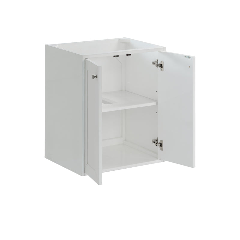 James Martin Chianti 24" Floating Single Bathroom Vanity, Glossy White, view 8