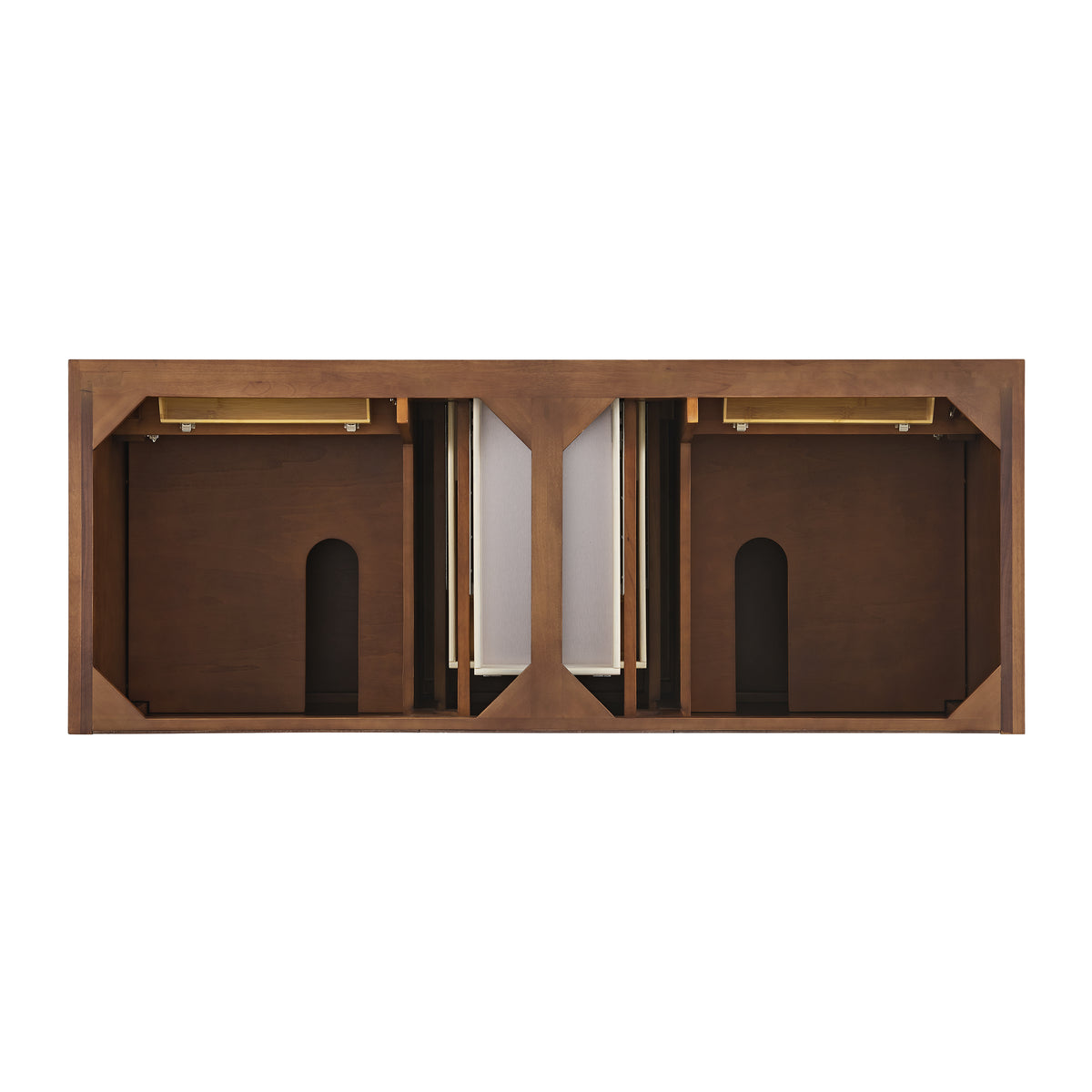 James Martin Lorelai 60" Double Bathroom Vanity, Mid-Century Walnut, view 21