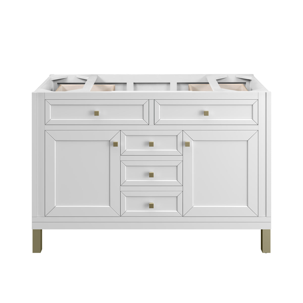James Martin Chicago 48" Single Bathroom Vanity, Glossy White, view 23