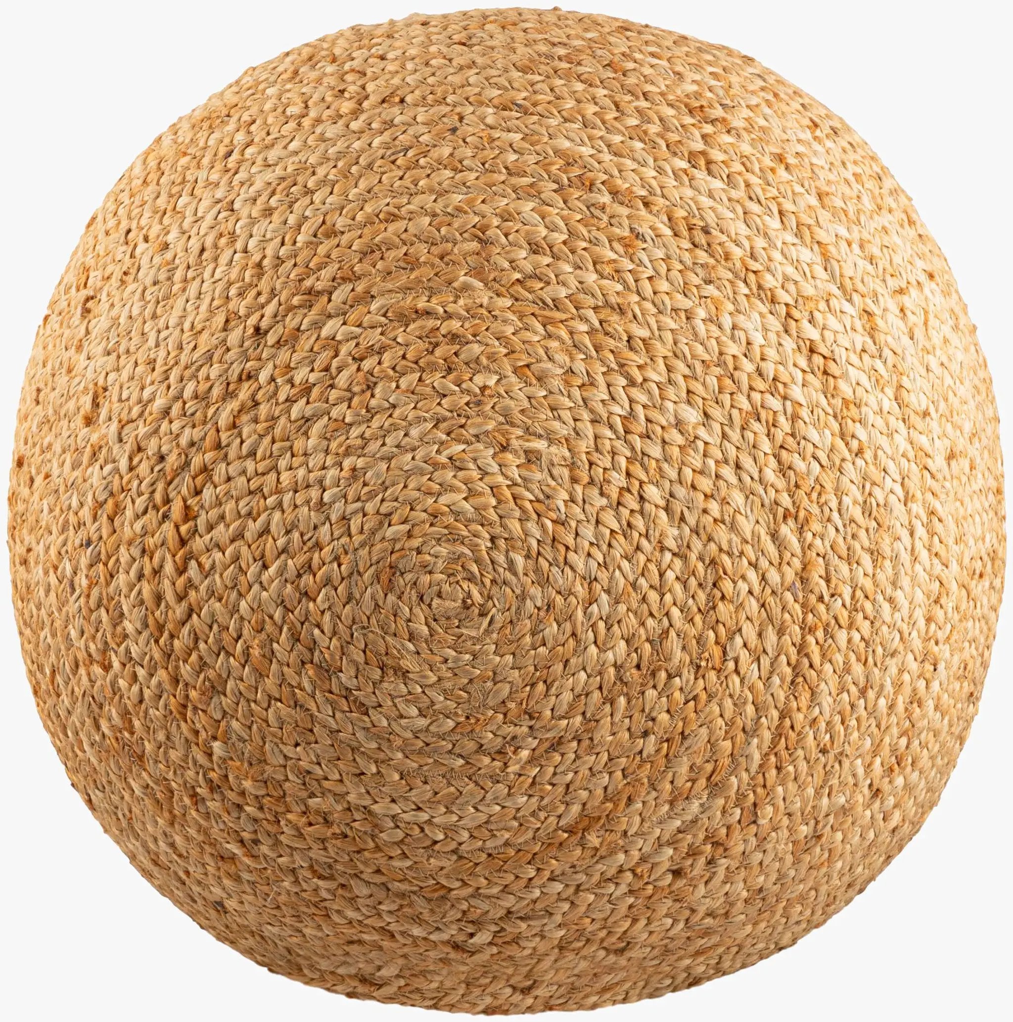 Tintern Jute Knitted Pouf by Boutique Rugs