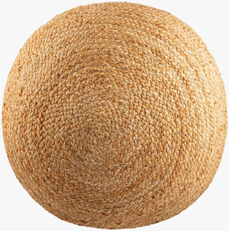 Tintern Jute Knitted Pouf by Boutique Rugs