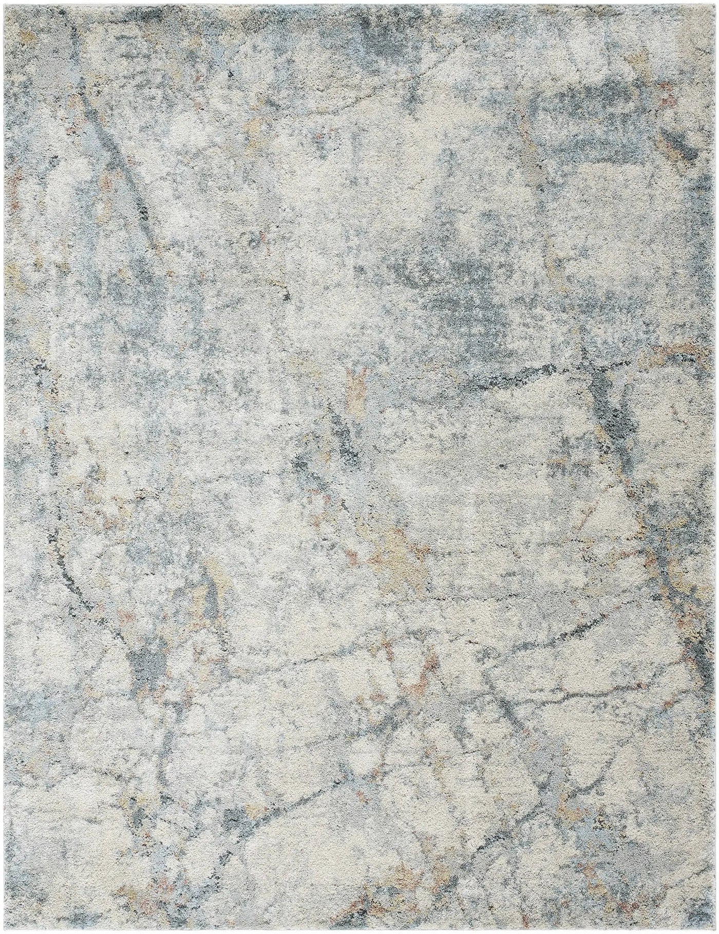 Urowo Blue Thick Luxe Rug by Boutique Rugs