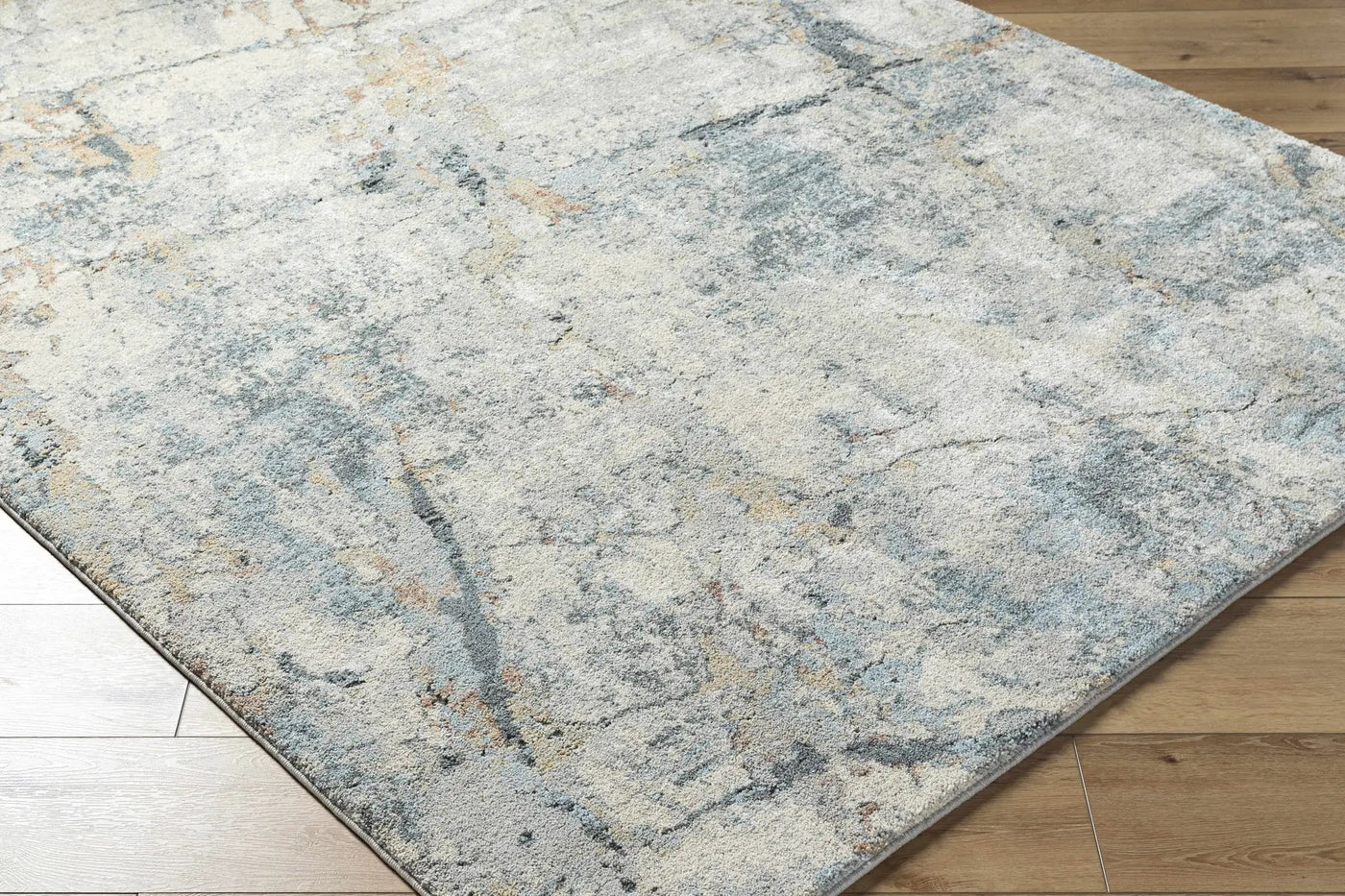 Urowo Blue Thick Luxe Rug by Boutique Rugs