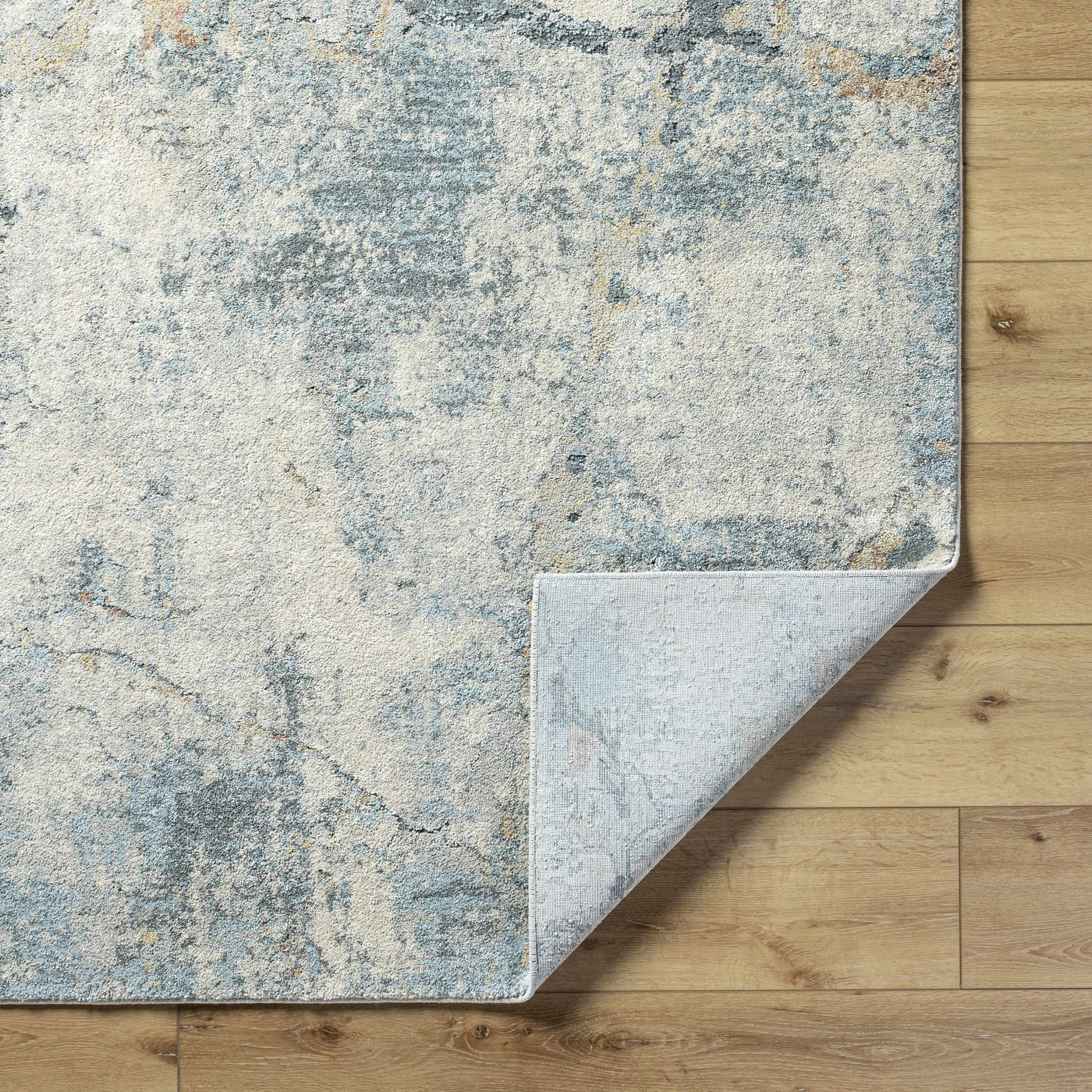 Urowo Blue Thick Luxe Rug by Boutique Rugs