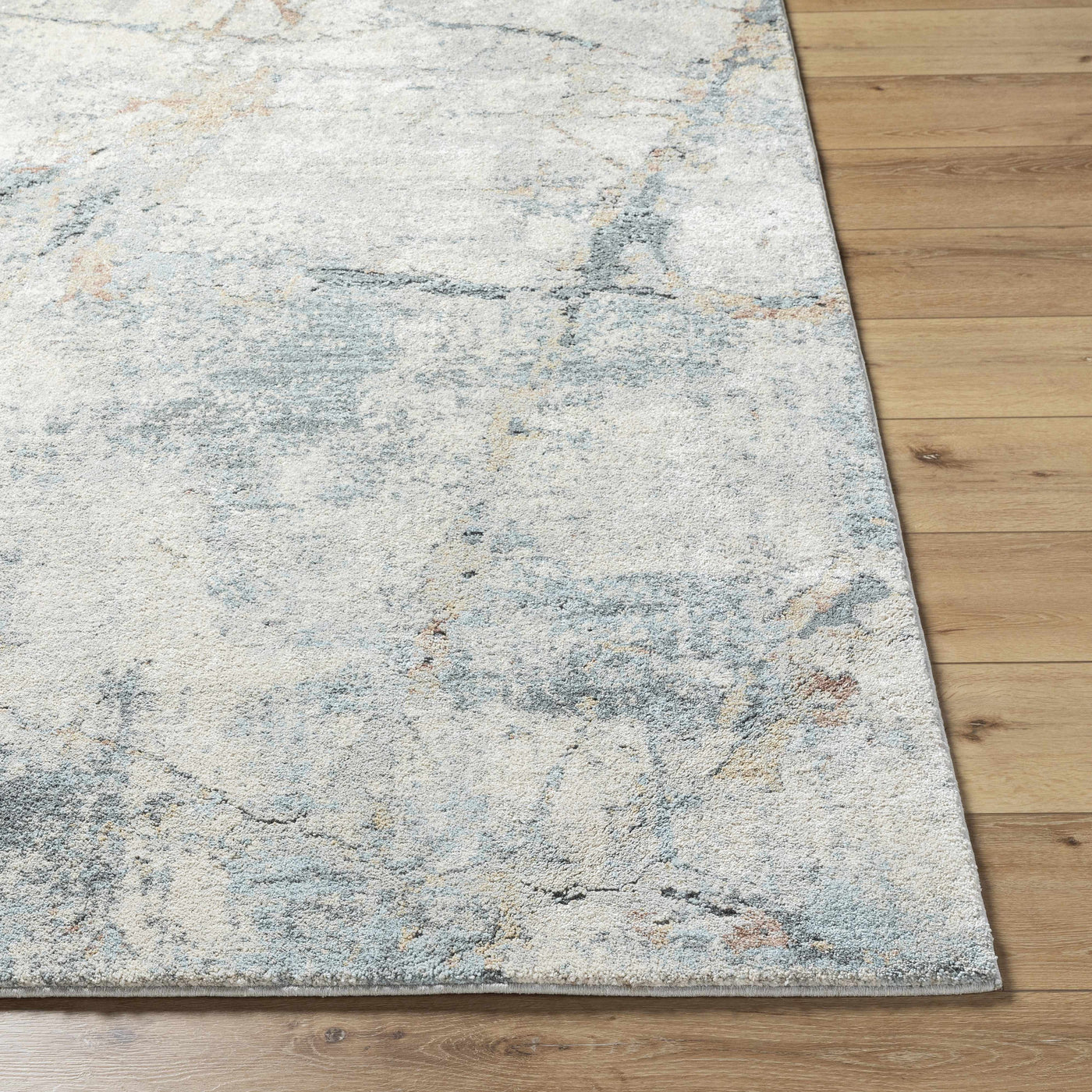 Urowo Blue Thick Luxe Rug by Boutique Rugs