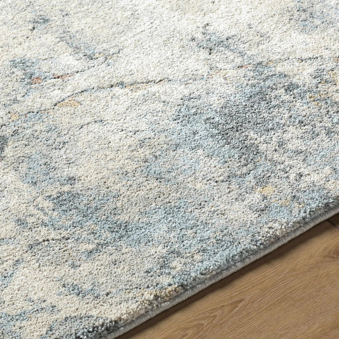 Urowo Blue Thick Luxe Rug by Boutique Rugs