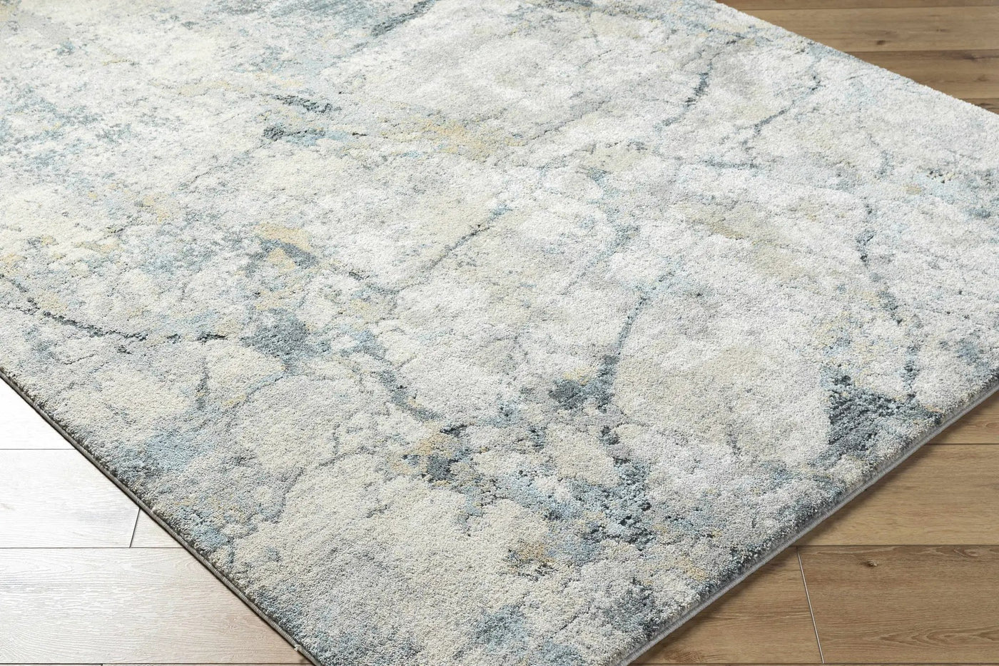 Urowo Light Gray Thick Luxe Rug by Boutique Rugs