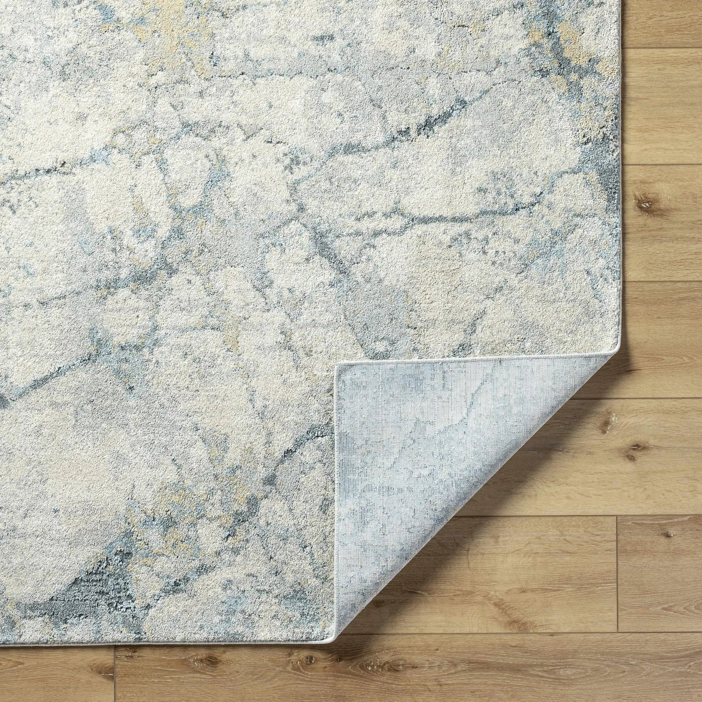 Urowo Light Gray Thick Luxe Rug by Boutique Rugs