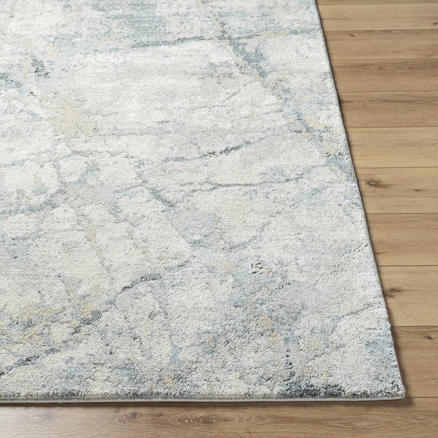 Urowo Light Gray Thick Luxe Rug by Boutique Rugs