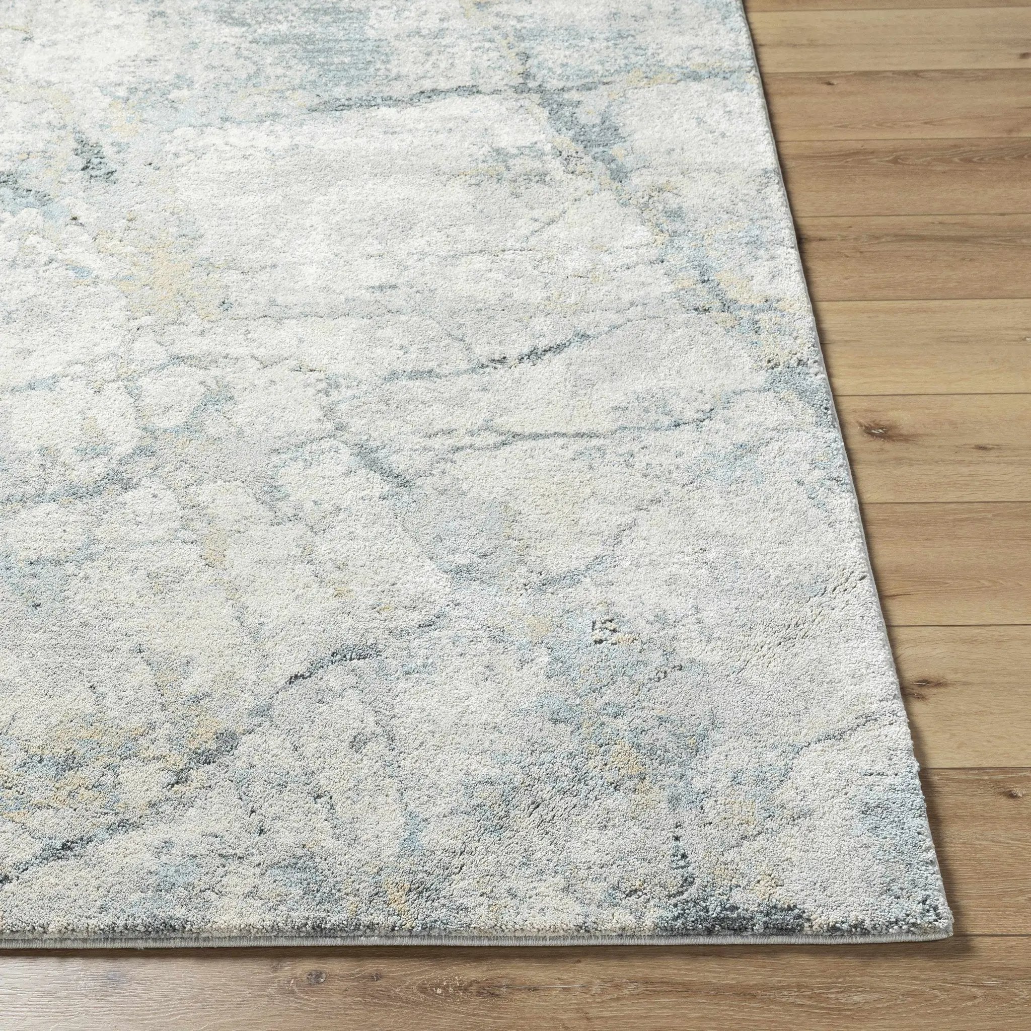 Urowo Light Gray Thick Luxe Rug by Boutique Rugs