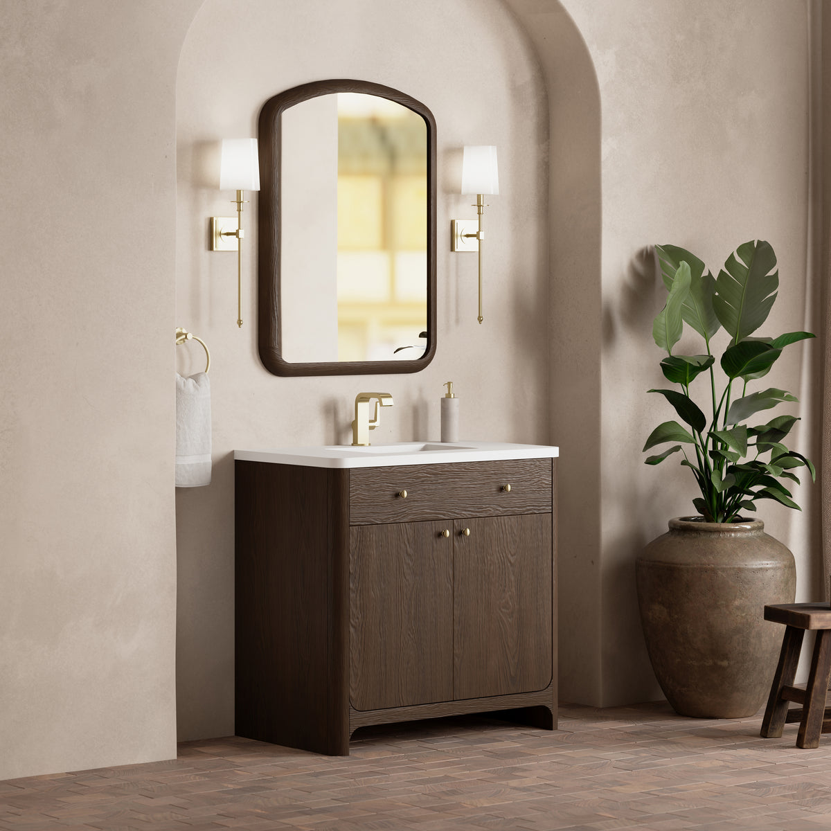 James Martin Gracyn 36" Single Bathroom Vanity, Sable, view 20