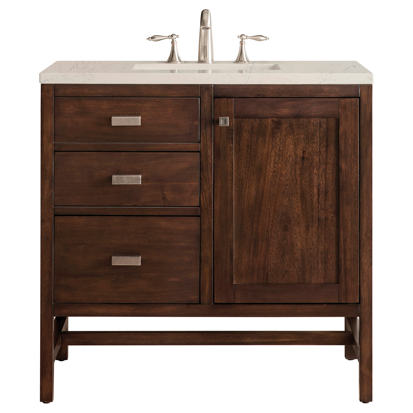 James Martin Addison 36" Single Bathroom Vanity, Mid-Century Acacia by James Martin