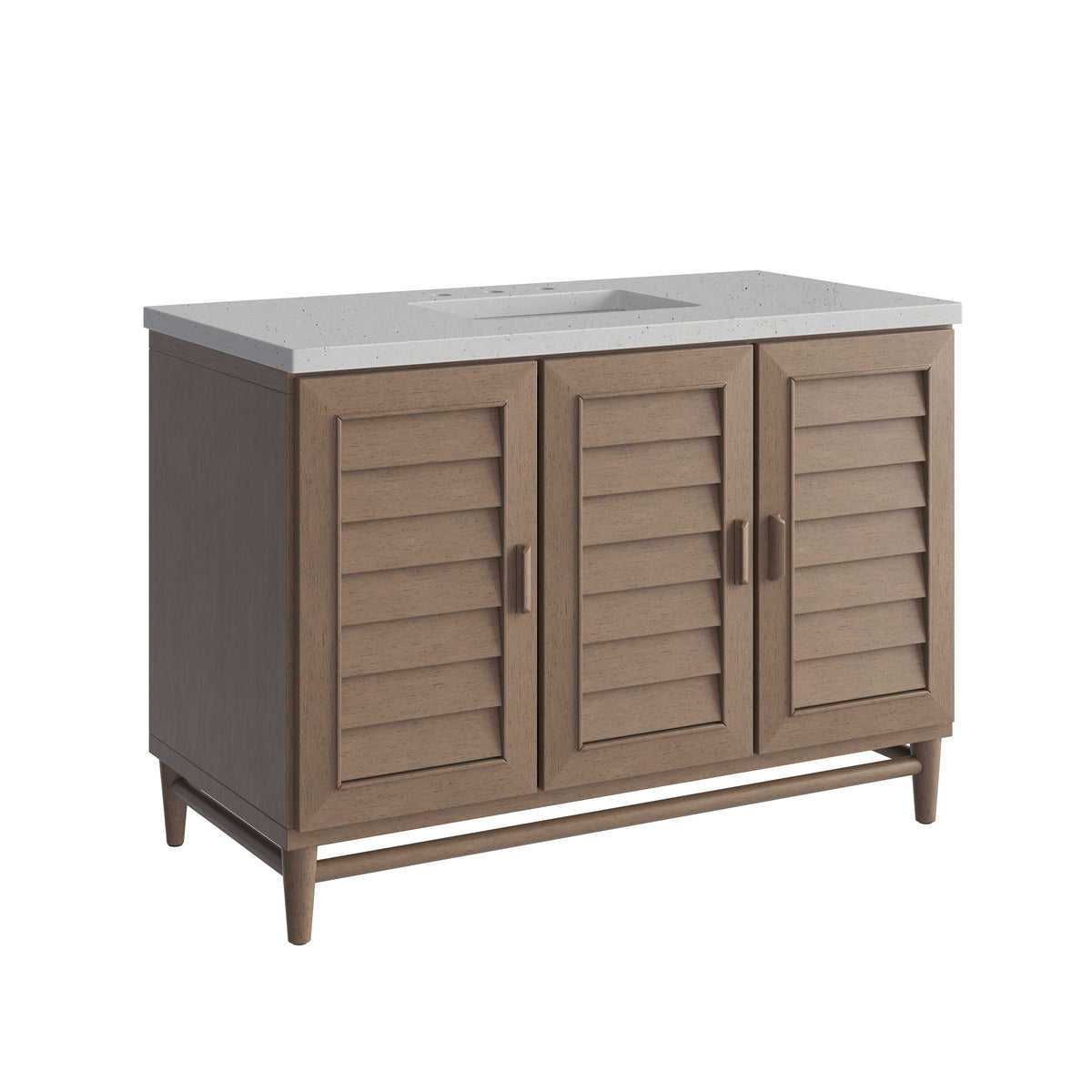 James Martin Portland 48" Single Bathroom Vanity, Whitewashed Walnut, view 27