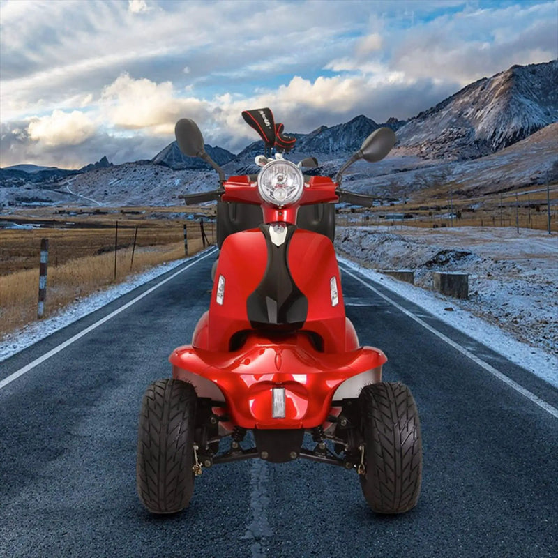 Zvg 4-Wheel 60V/20AH Electric Golf Senior Travel Mobility Scooter For Adults, 440LBS (SAK91582) by SAKSBY WHOLESALE