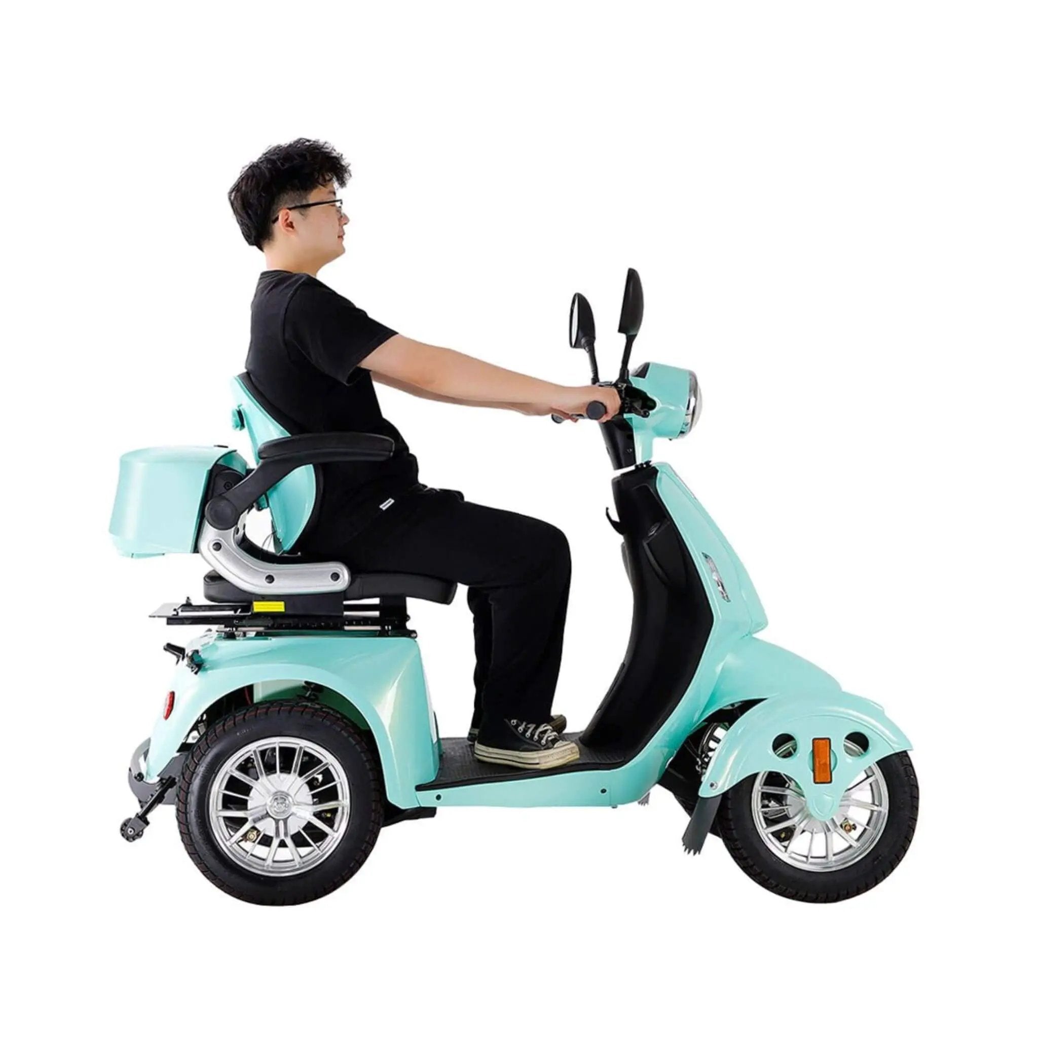 Zvg Heavy-Duty 800W 60V20AH Four Wheel All-Terrain Travel Mobility Scooter For Adults And Seniors, 500LBS (SAK97156) by SAKSBY WHOLESALE