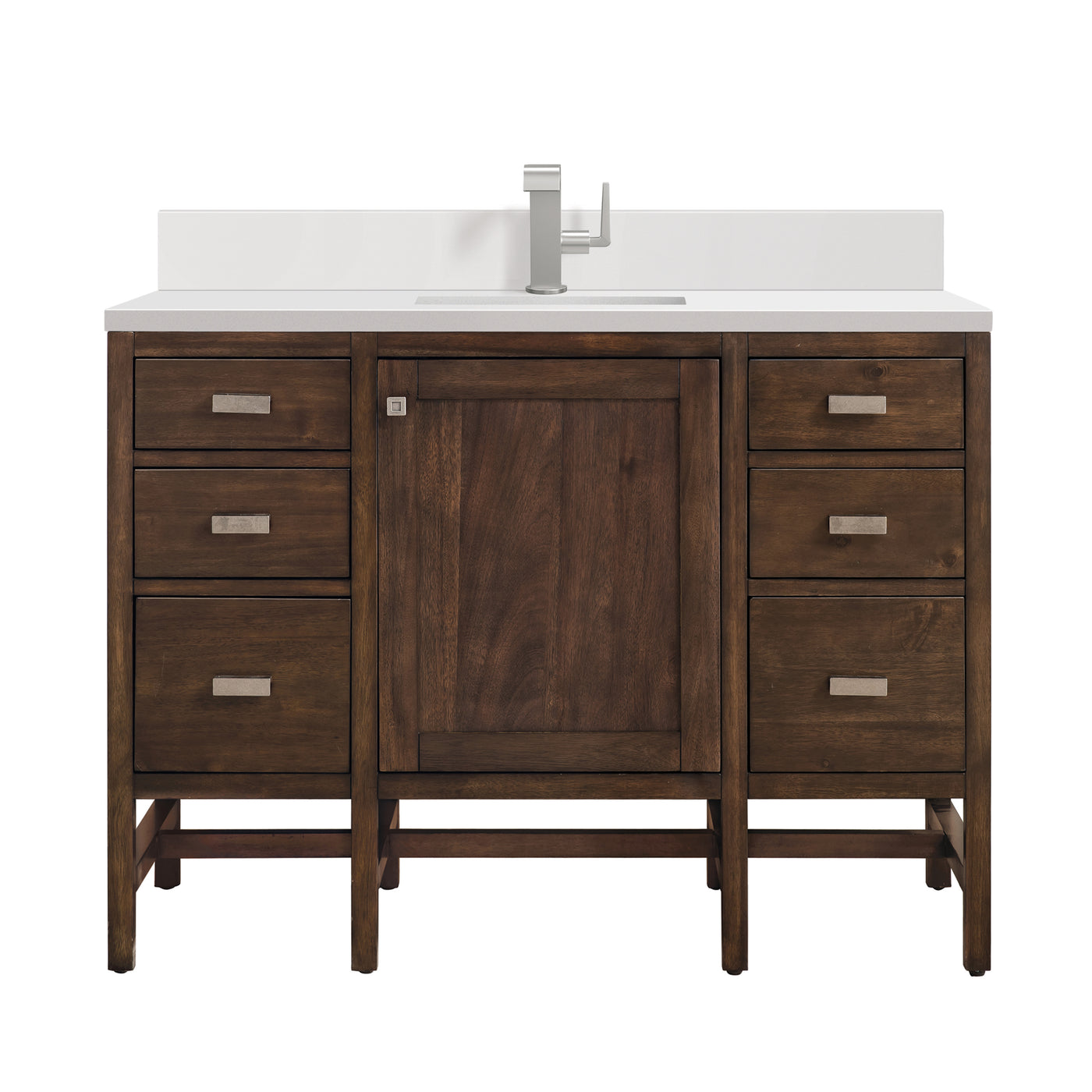 James Martin Addison 48" Single Bathroom Vanity, Mid-Century Acacia by James Martin