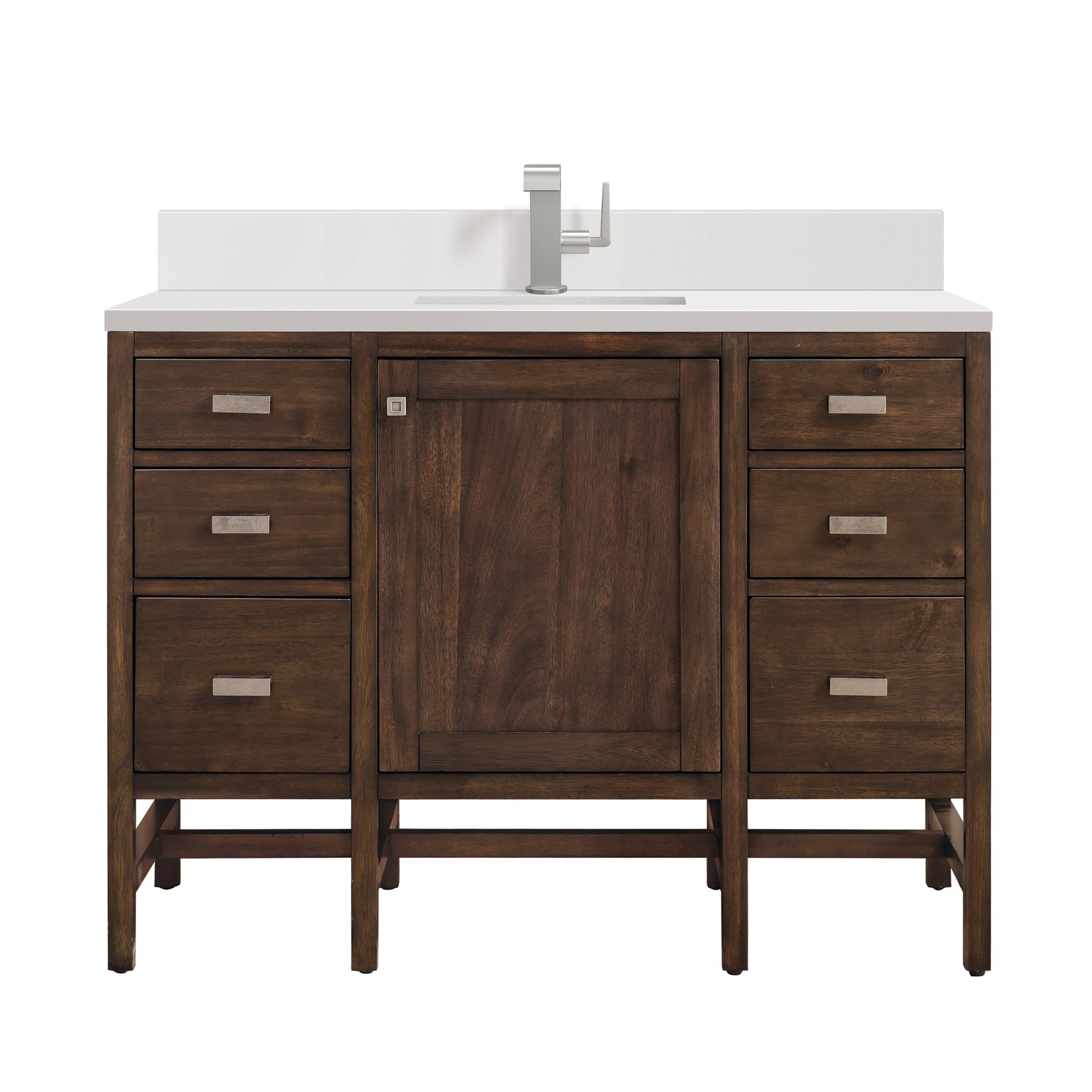 James Martin Addison 48" Single Bathroom Vanity, Mid-Century Acacia by James Martin