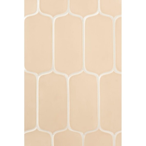 Caramel Glossy Tear Field Ceramic Tile 3 5/8×8