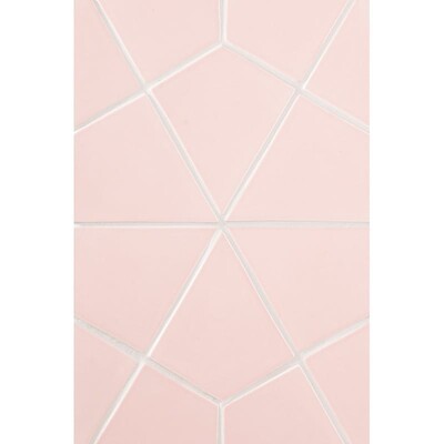 Blush Glossy Diamante Ceramic Tile 6×6