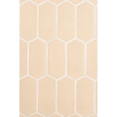 Caramel Glossy Picket Ceramic Tile 3×6