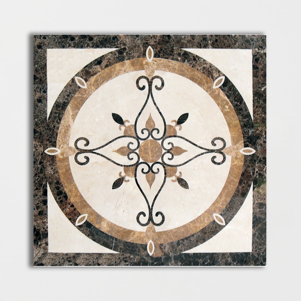 tile floor medallion designs