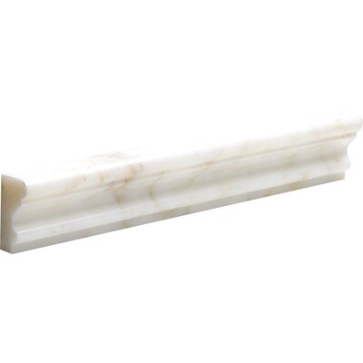 European Sugar Polished Andorra Marble Moldings 2×12