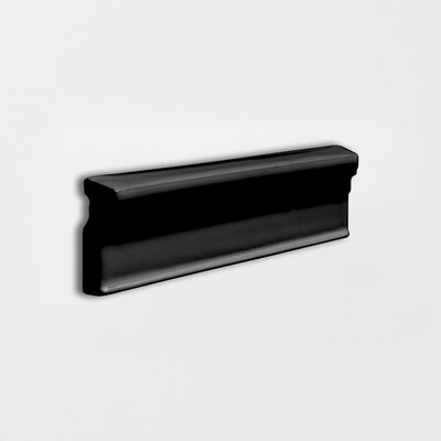 Midnight Glossy Ogee Trim Ceramic Moldings 2×6