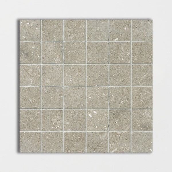 Seagrass Honed 2×2 Limestone Mosaic 12×12