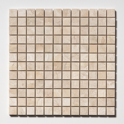 Royal Beige Polished 1×1 Marble Mosaic 12×12