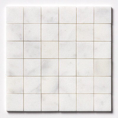 Calacatta T Honed 2×2 Marble Mosaic 12×12