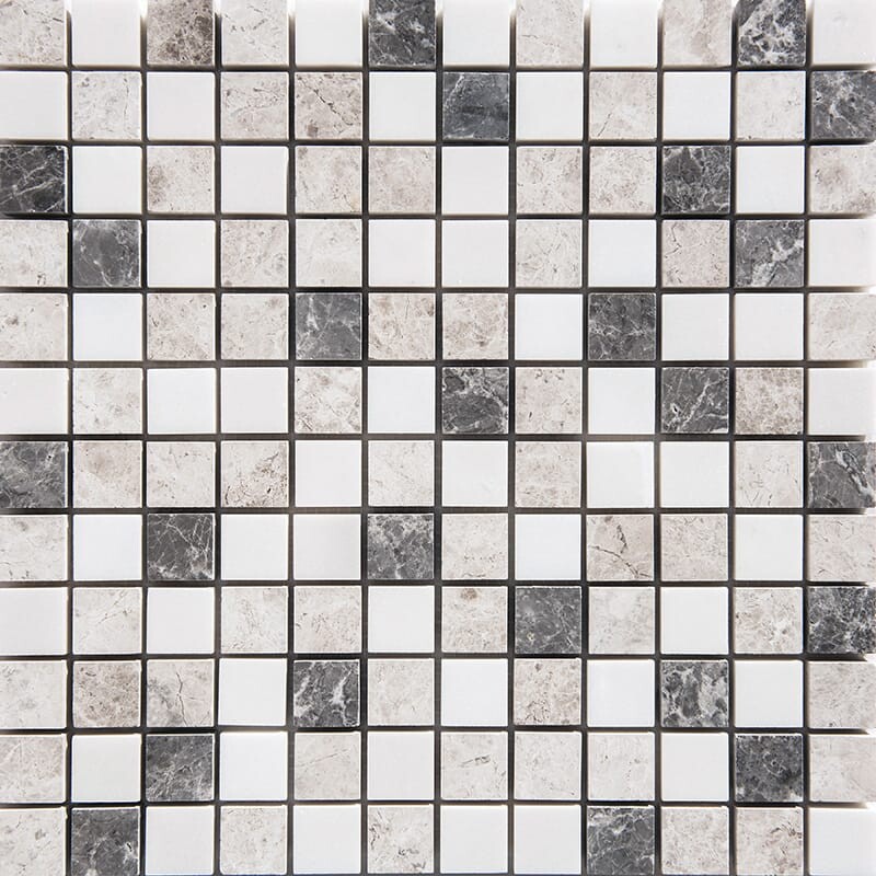 Granada Blend Polished 1×1 Marble Mosaic 12×12