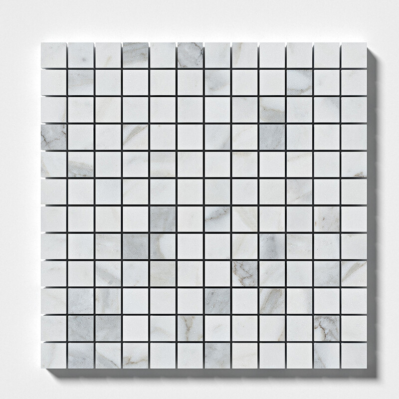 Serenity Polished 1×1 Marble Mosaic 12×12