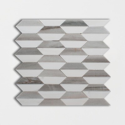 Piso Polished  Marble Mosaic 11 1/2×11 1/2