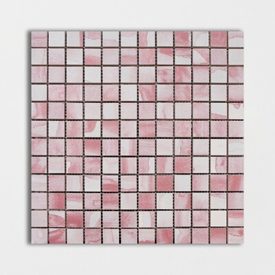 Rosebud Matte 1×1 Ceramic Mosaic 12×12