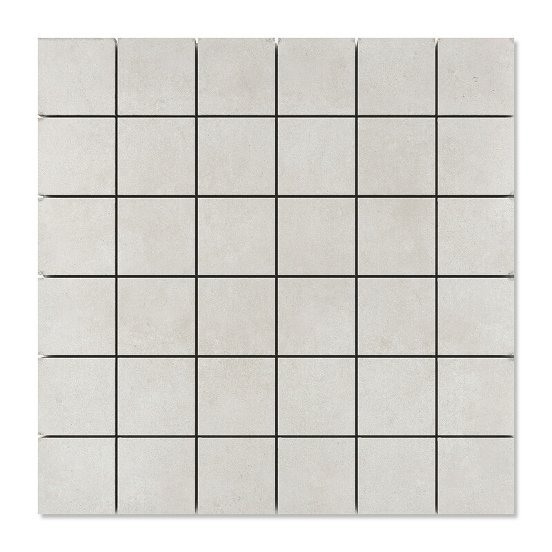 Smoke White  2×2 Porcelain Mosaic 12×12