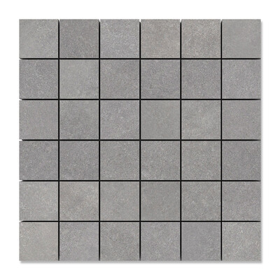 Smoke Gray  2×2 Porcelain Mosaic 12×12