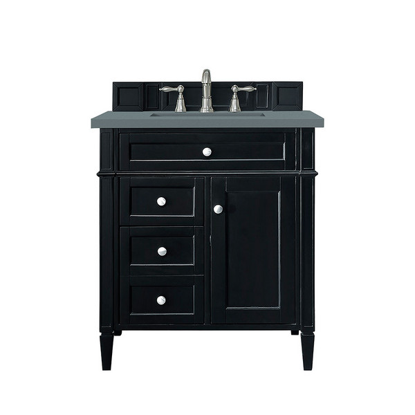 Britanny Black Onyx Cala Blue Quartz Top   Bathroom Vanities 30×34