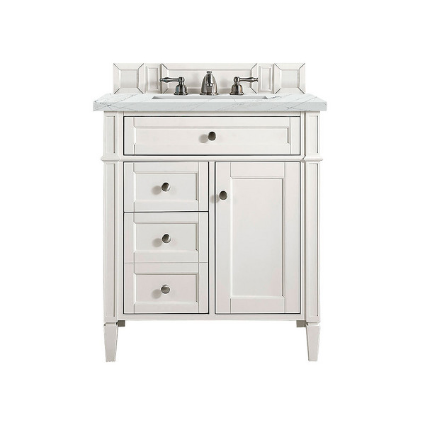 Britanny Bright White Ethereal Noctis Qu   Bathroom Vanities 30×34