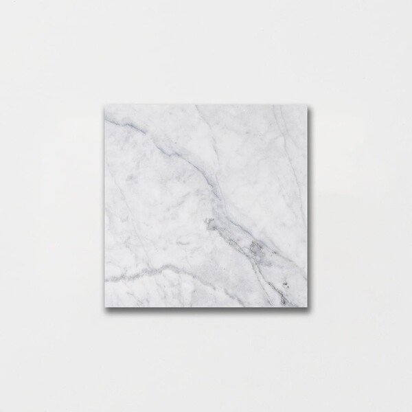 Carrara T Honed  Marble Tile 5 1/2×5 1/2