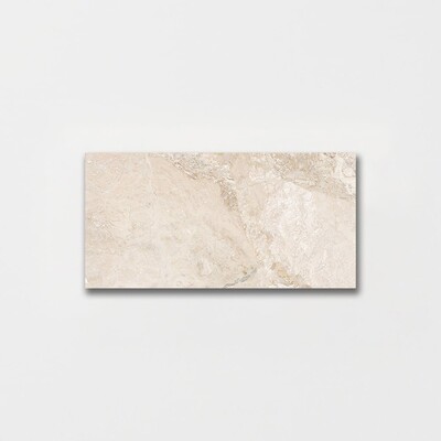 Royal Beige Honed  Marble Tile 2 3/4×5 1/2