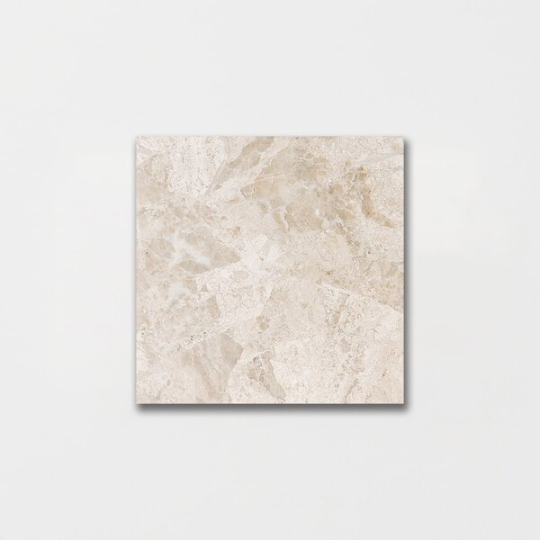 Royal Beige Honed  Marble Tile 5 1/2×5 1/2