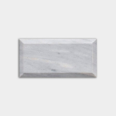 Carrara T Honed Subway Marble Tile 2 3/4×5 1/2